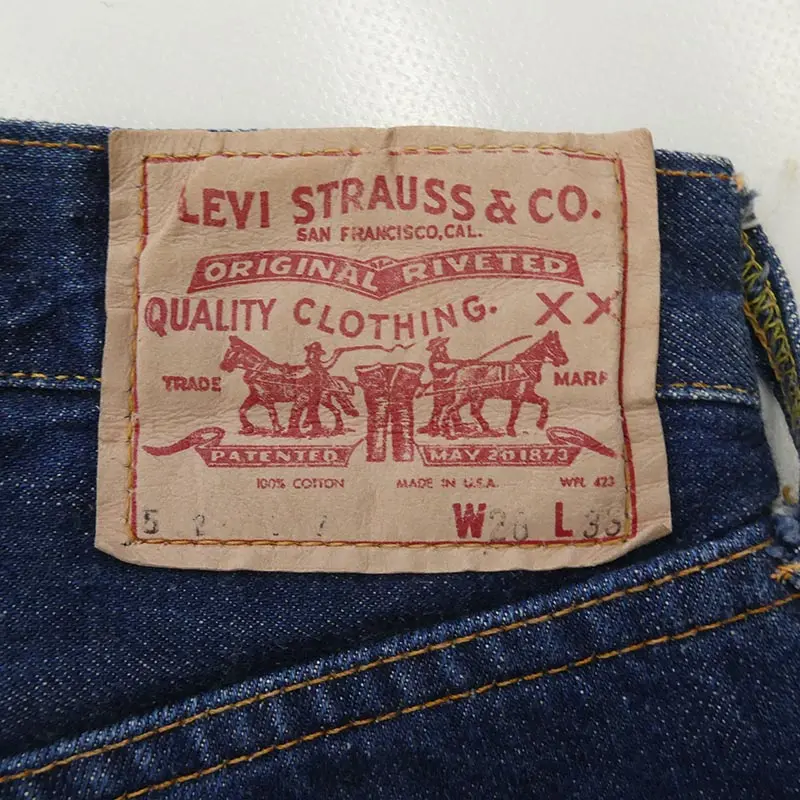 リーバイス 502 66前期 BIGE ボタン裏刻印16 SCOVILL ZIP デニム