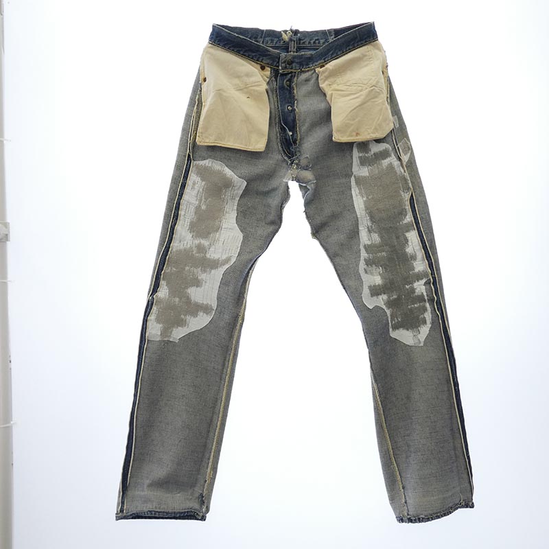 リーバイス ヴィンテージ オリジナル 40s S501XX 大戦モデル 社名入りボタン デニムパンツ 買取実績 画像