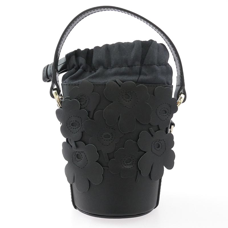 マリメッコ 24AW Imprint Nano Bucket 3D Unikko ウニッコ 3Dデザイン ナノバケット 2WAY ハンドバッグ ショルダーバッグ 買取実績 画像