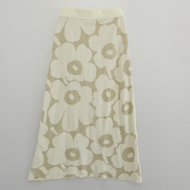 マリメッコ ウニッコ柄 リネン混 コットン ロングスカート 買取実績