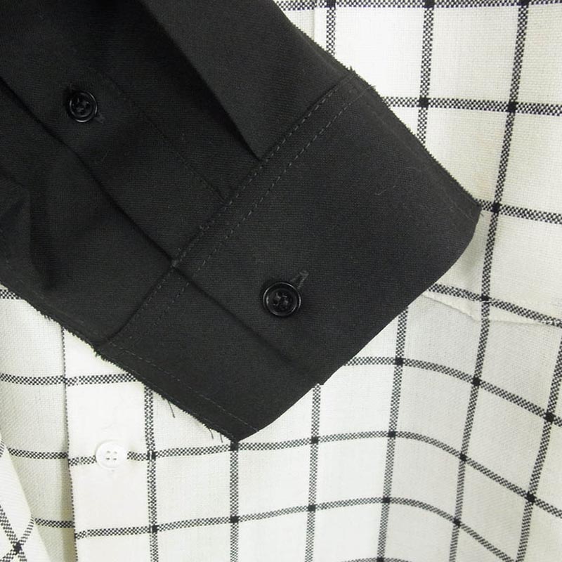 マルニ CUMU0278Q1 WOOL CHECK SHIRT MAIZE チェック切替 ウール シャツ 買取実績 画像