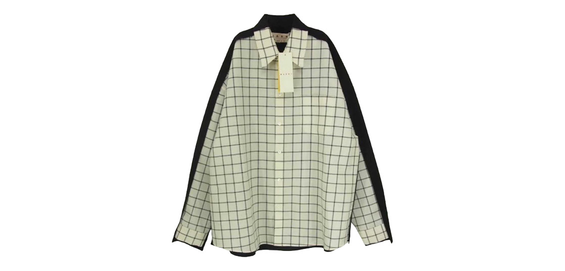 マルニ CUMU0278Q1 WOOL CHECK SHIRT MAIZE  買取実績