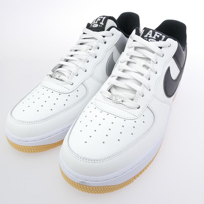 ナイキ Air Force 1 Low 07 LV8 Summit White Black Metallic Silver AF1 エアフォース ロー スニーカー 買取実績 画像