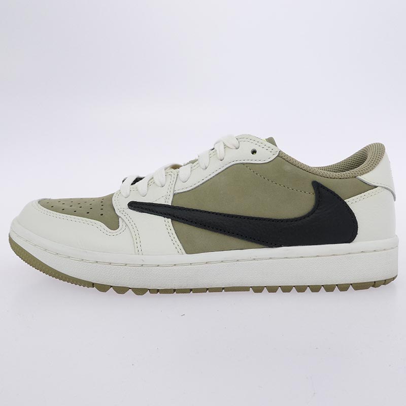 ナイキ ジョーダン FZ3124-200 × Travis Scott Air Jordan 1 Low Golf NRG Neutral Olive FB鑑定済 買取実績