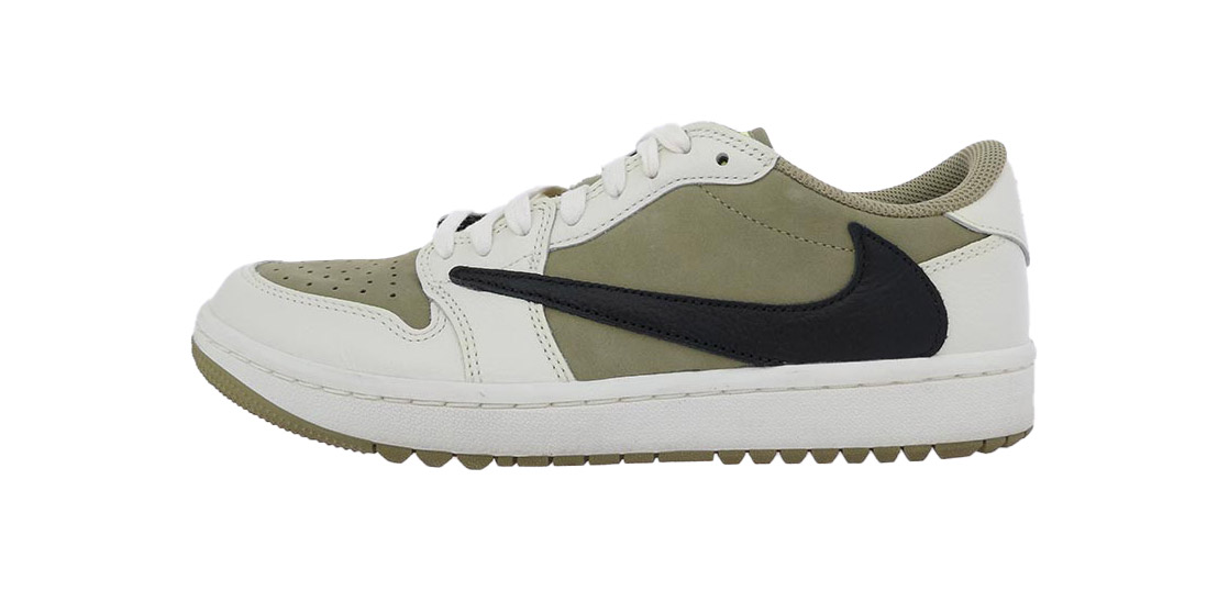 ナイキ ジョーダン FZ3124-200 × Travis Scott Air Jordan 1 Low Golf NRG Neutral Olive FB鑑定済 買取実績