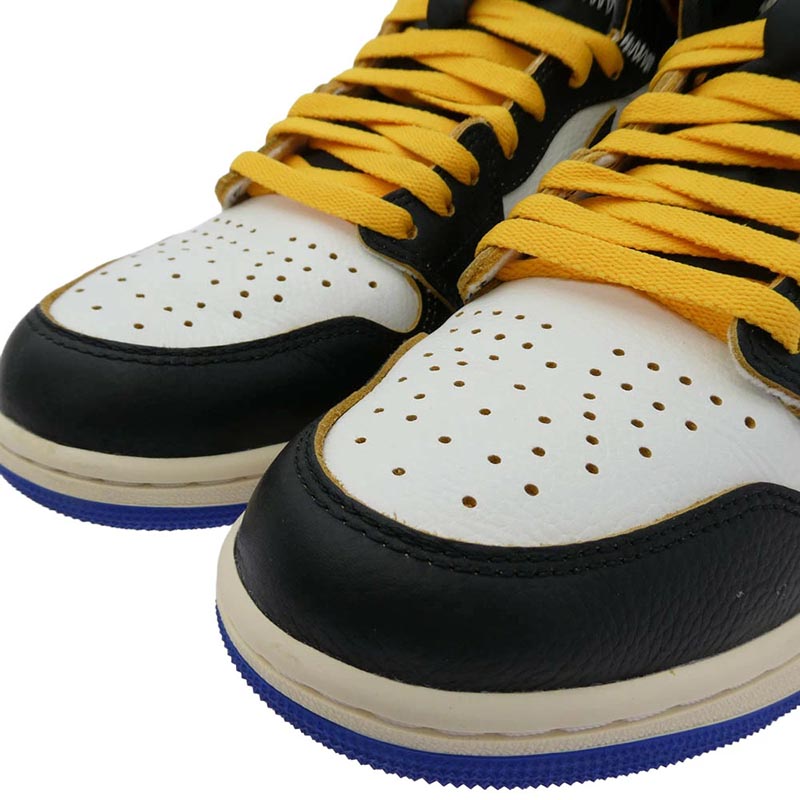 ナイキ IO7847-002 × fragment design × UNION フラグメントデザイン ユニオン Air Jordan 1 High OG Black and Varsity Red エアジョーダン1 ハイカット 買取実績 画像