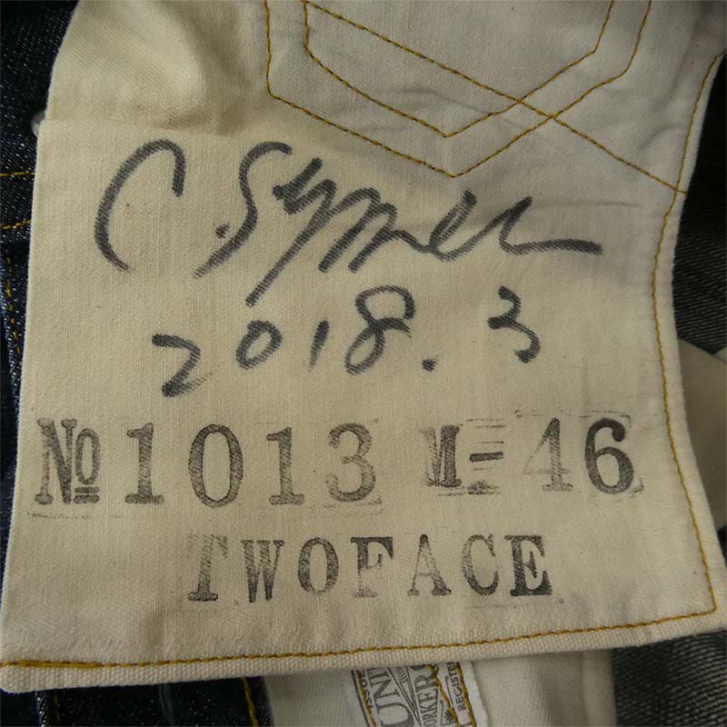 ワンピースオブロック S409XXX M-46 デニムパンツ W34 L33 インディゴブルー系 買取実績 画像