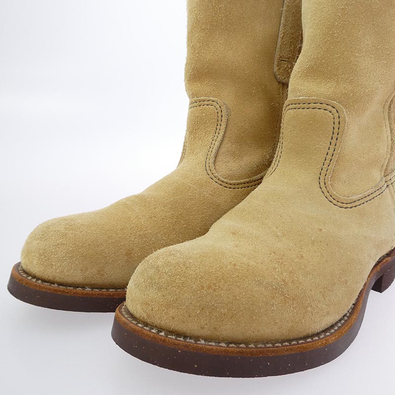 レッドウィング 8288 PT91 PECOS スチールトゥ ペコス タン ラフアウト スエード ブーツ 買取実績 画像