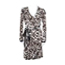 Roberto Cavalli Zebra Print Jersey Wrap Dress / ロベルト カヴァリ ゼブラプリント ジャージー ラップドレス 画像