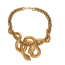 Roberto Cavalli Snake Chain Gold Necklace / ロベルト カヴァリ スネークチェーン ゴールド ネックレス 画像