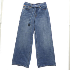 サカイ 25SS 25-0962S Denim Pants ベルテッド ワイド バギー デニム パンツ 買取実績 画像