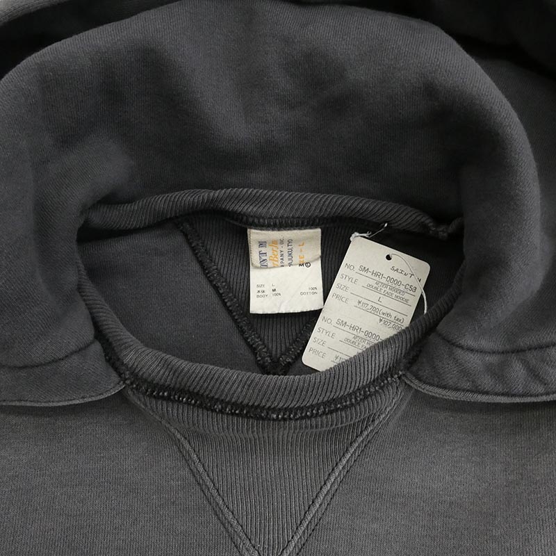セントマイケル 25AW SM-HR1-0000-C58 × BerBerJin ベルベルジン AFTER HOODED DBL FC ヴィンテージ加工 フロントプリント プルオーバーパーカー 買取実績 画像