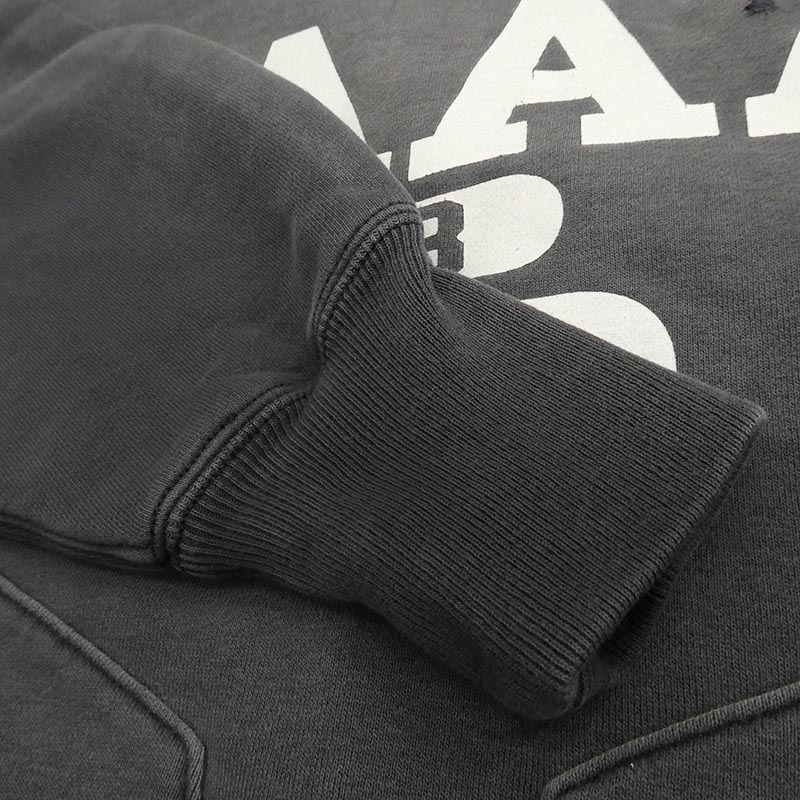 セントマイケル 25AW SM-HR1-0000-C58 × BerBerJin ベルベルジン AFTER HOODED DBL FC ヴィンテージ加工 フロントプリント プルオーバーパーカー 買取実績 画像