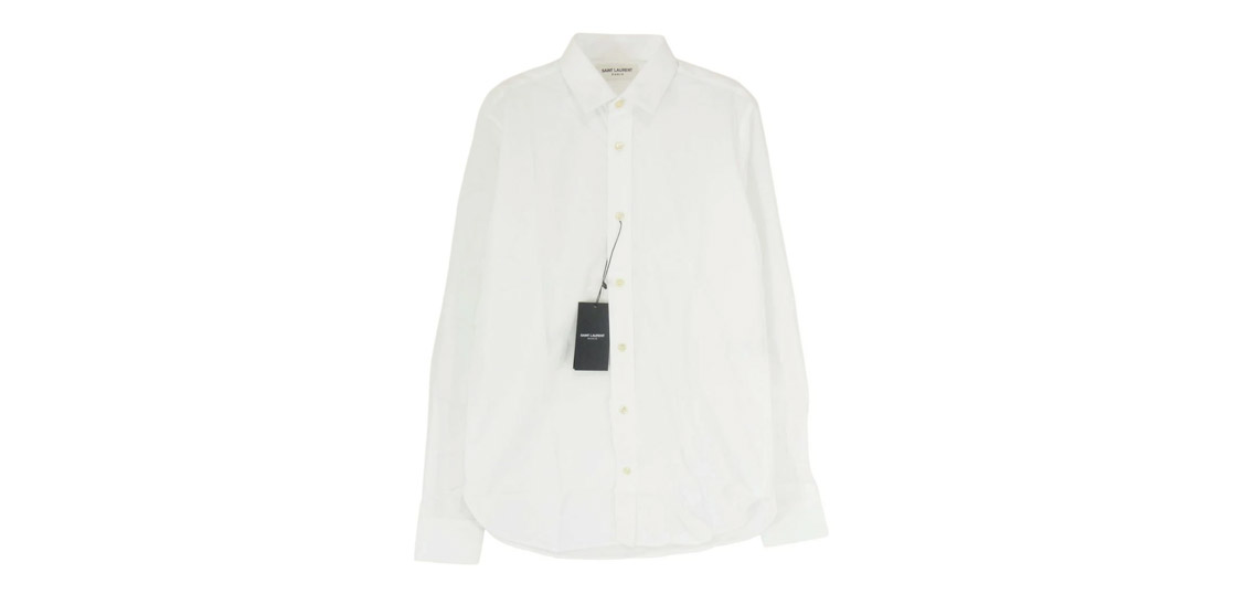 サンローラン 347346 YM16Q プレーン 長袖 シャツ 買取実績