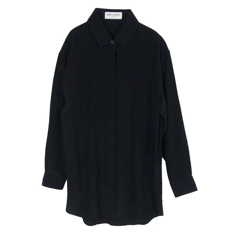 サンローラン 535980 Y100W シルク 長袖 シャツ ブラウス 買取実績