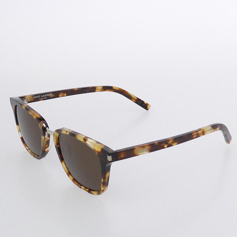 サンローラン SL341 005 マーブル ウェリントン サングラス アイウェア 眼鏡 フレーム 買取実績 画像