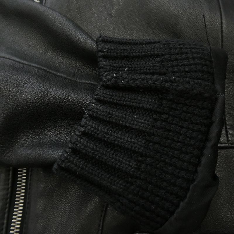 サンローラン 18SS CX62 497577 YC2IF スタッズカラー ラムレザー シングル ライダースジャケット 買取実績 画像