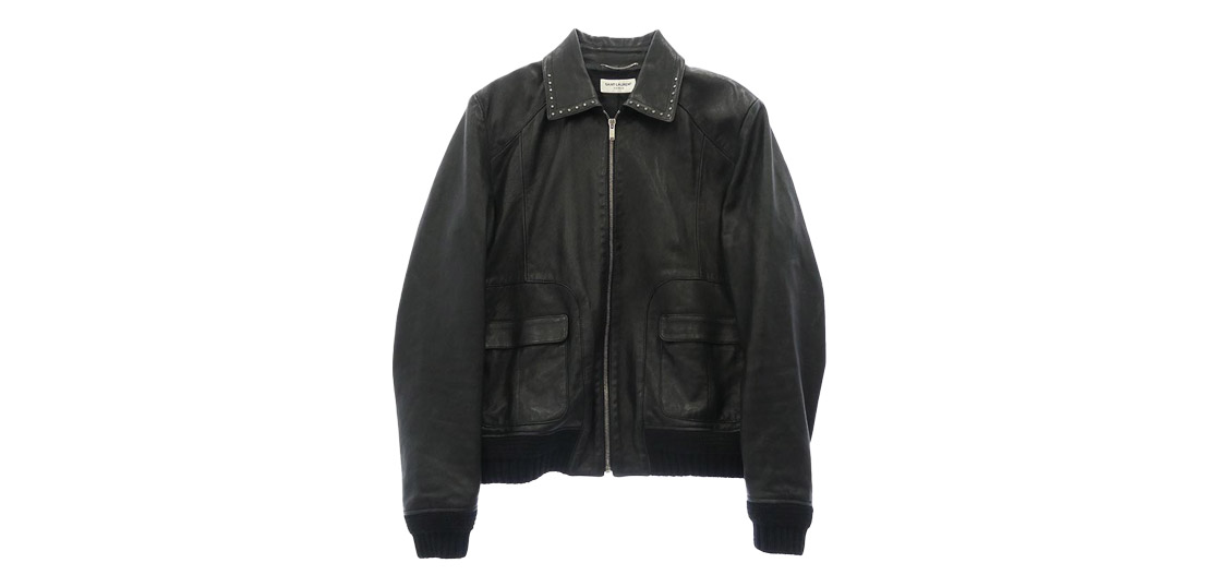 サンローラン 18SS CX62 497577 YC2IF スタッズカラー ラムレザー シングル ライダースジャケット 買取実績