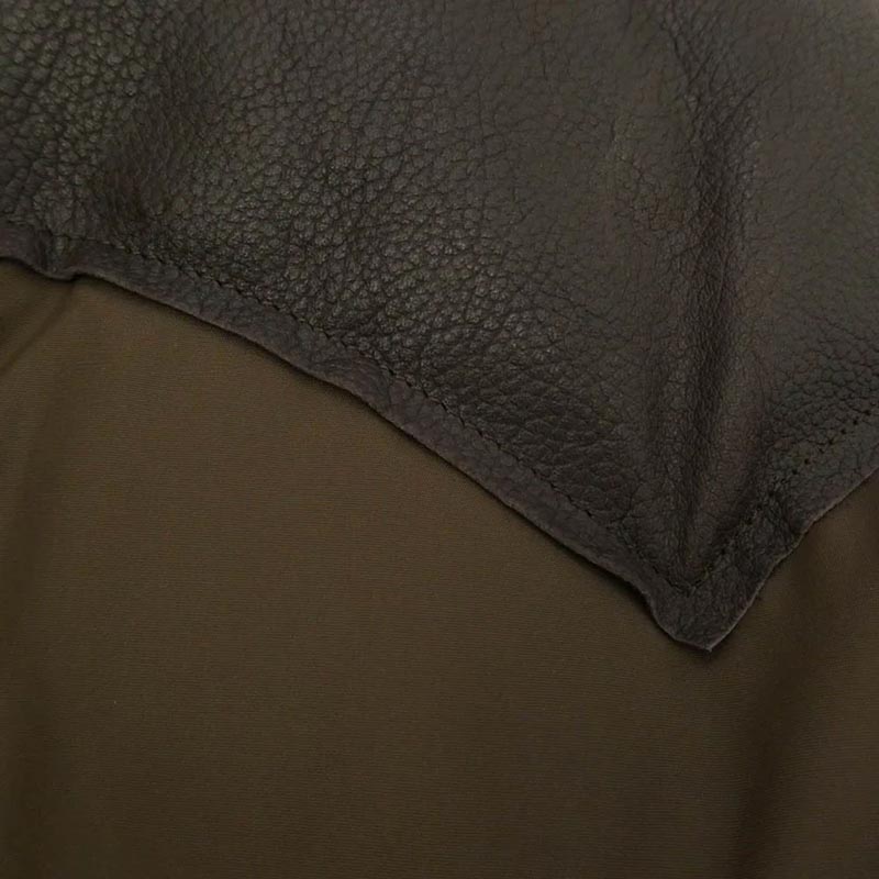 スタンダードカリフォルニア 25AW 290-252-22 Rocky Mountain Featherbed ロッキーマウンテンフェザーベッド SD DOWN VEST レザーヨーク切替 ダウンベスト 買取実績 画像