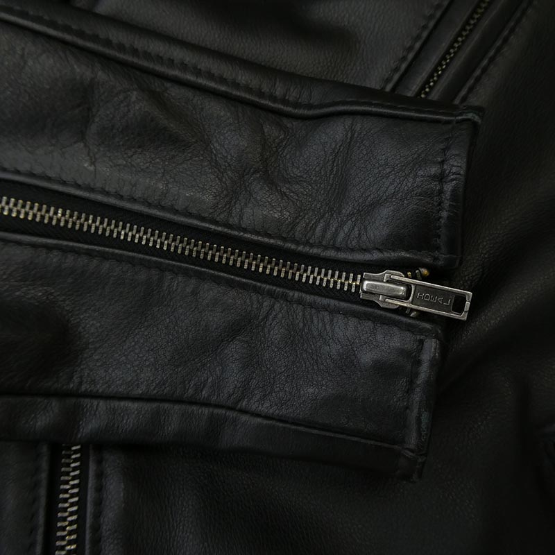 シュプリーム 11SS × Schott ショット Custom Perfect パーフェクト ダブル ライダース ジャケット ピンバッチ Fuck EM 買取実績 画像