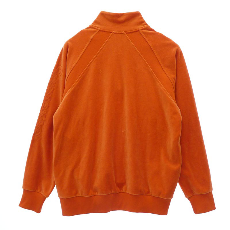シュプリーム 18SS LACOSTE Velour Half-Zip Track Top ベロア ハーフジップ トラックトップ ジャケット 買取実績 画像
