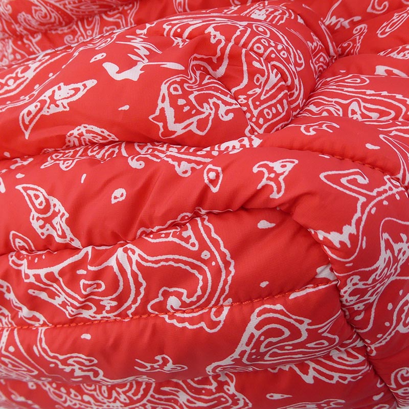 シュプリーム 22AW Puffer Backpack Red Paisley パファー ペイズリー バックパック リュック バッグ 買取実績 画像