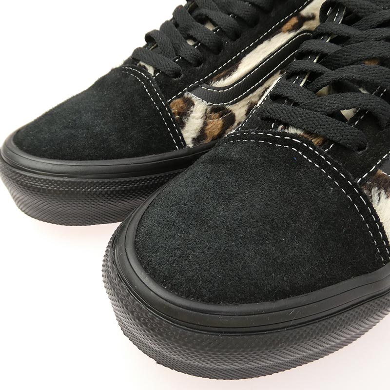 シュプリーム 23AW Leopard Old Skool Black レオパード オールドスクール ブラック スエード ハラコ スニーカー 買取実績 画像