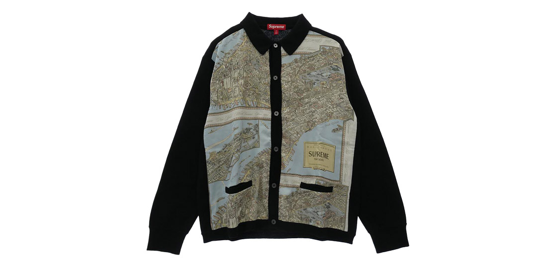 シュプリーム 23AW Silk Map Cardigan 買取実績