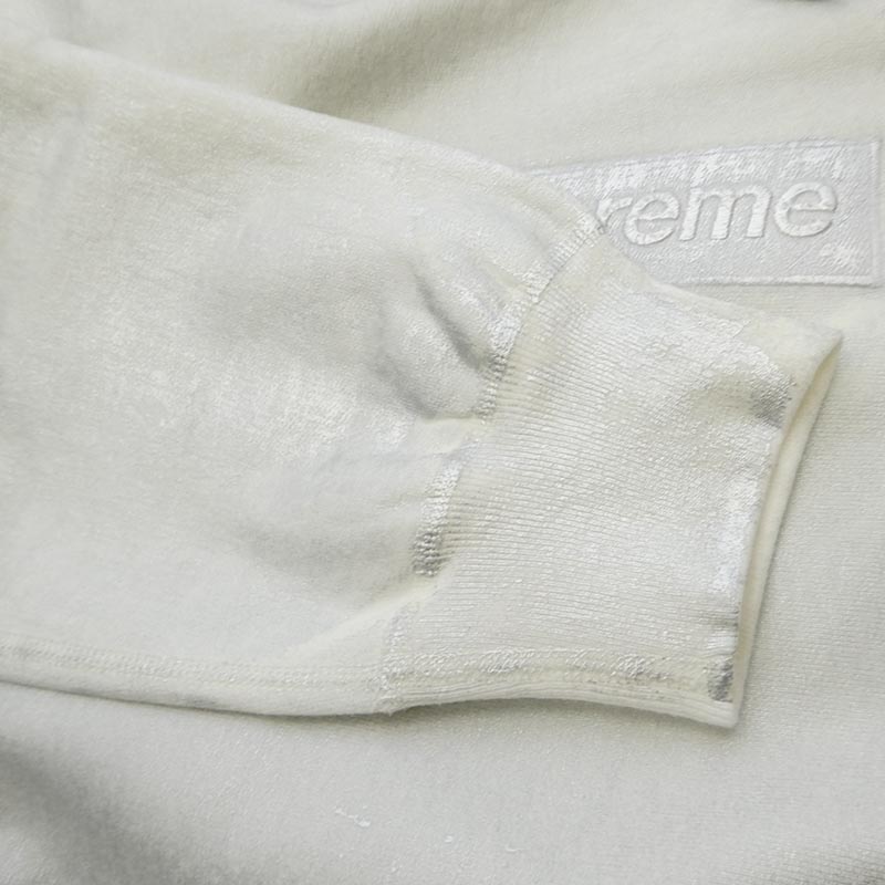 シュプリーム 24SS x MM6 Maison Margiela メゾンマルジェラ Foil Box Logo Hooded Sweatshirt フォイル ボックス ロゴ フーデッド スウェットシャツ フーディー パーカー 買取実績 画像