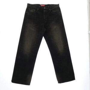 シュプリーム 25SS Distressed Loose Fit Selvedge Jean Washed Black ディストレスト ルーズ フィット ウォッシュド ブラック セルビッジ ジーンズ 買取実績 画像