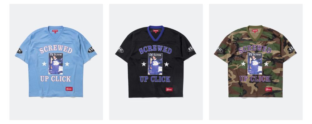 Supreme 2026SS Week6発売予定アイテムまとめ｜ブランド古着買取専門店LIFESupreme/DJ Screw Football Jersey 26,400円画像