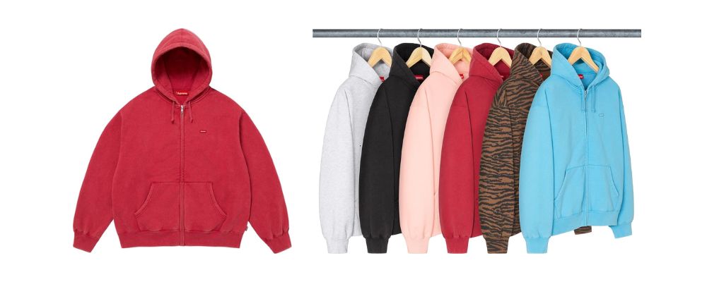 Supreme 2026SS Week6発売予定アイテムまとめ｜ブランド古着買取専門店LIFESmall Box Zip Up Hooded Sweatshirt 30,800円画像