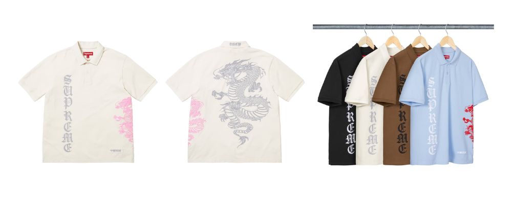 Supreme 2026SS Week6発売予定アイテムまとめ｜ブランド古着買取専門店LIFESupreme®/The Great China Wall Dragon Polo 22,000円画像