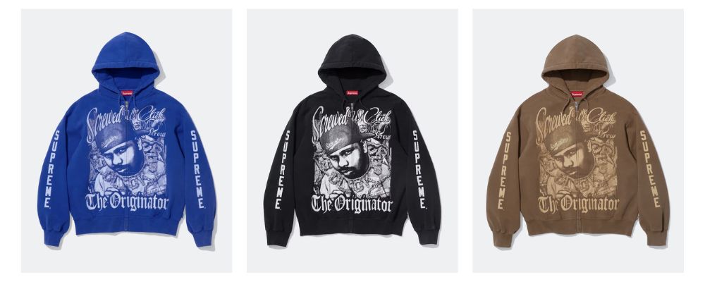 Supreme 2026SS Week6発売予定アイテムまとめ｜ブランド古着買取専門店LIFESupreme/DJ Screw Zip Up Hooded Sweatshirt 35,200円画像