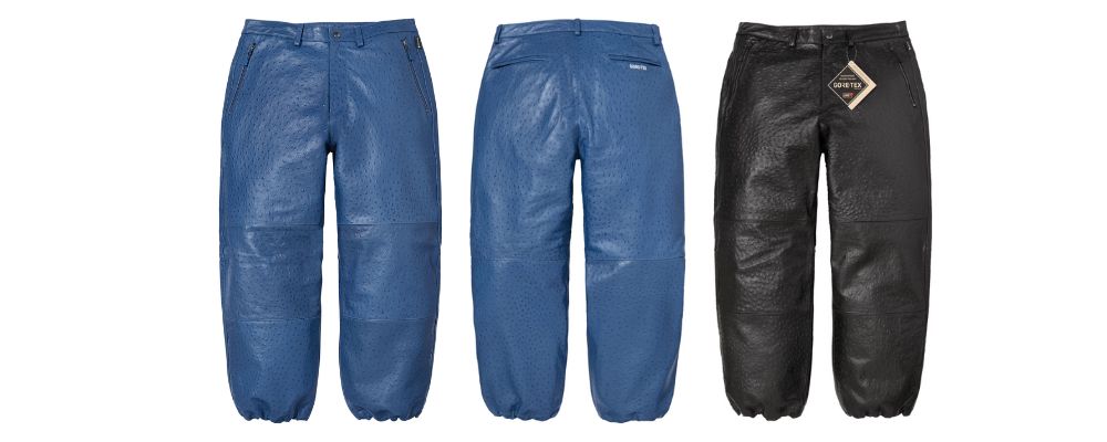 Supreme 2026SS Week6発売予定アイテムまとめ｜ブランド古着買取専門店LIFEGORE-TEX Ostrich Embossed Leather Pant 132,000円画像