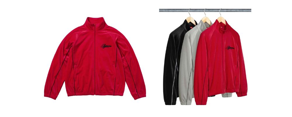 Supreme 2026SS Week6発売予定アイテムまとめ｜ブランド古着買取専門店LIFEVelour Mesh Track Jacket 31,900円画像