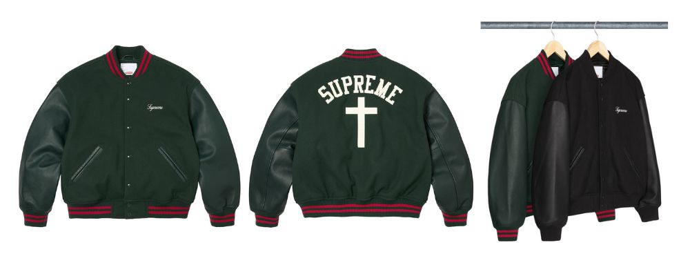 Supreme 2026SS Week7発売予定アイテムまとめ｜ブランド古着買取専門店LIFECross Varsity Jacket 92,400円画像