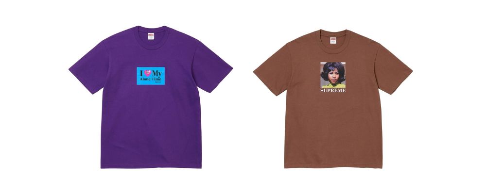 Supreme 2026SS Week7発売予定アイテムまとめ｜ブランド古着買取専門店LIFEAlone Time Tee 7,700円 / Aretha Tee 8,800円画像