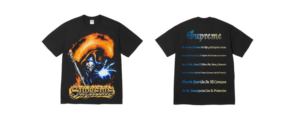 Supreme 2026SS Week7発売予定アイテムまとめ｜ブランド古着買取専門店LIFEGrim Reaper Tee 7,700円画像