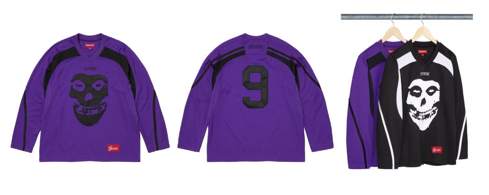 Supreme 2026SS Week7発売予定アイテムまとめ｜ブランド古着買取専門店LIFESupreme/The Misfits® Hockey Jersey 30,800円画像