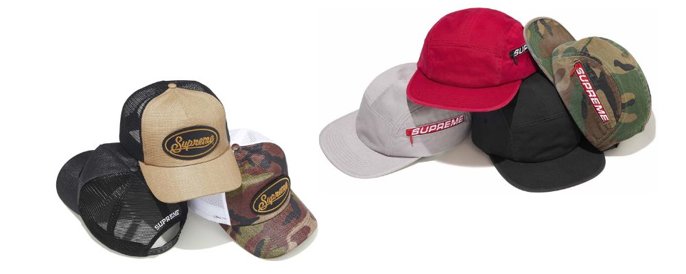 Supreme 2026SS Week9発売予定アイテムまとめ｜ブランド古着買取専門店LIFESide Zip Camp Cap 9,350円  / Raffia Mesh Back 5-Panel 9,900円画像