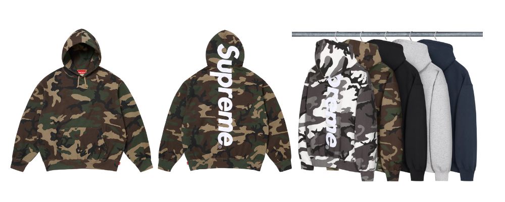 Supreme 2026SS Week9発売予定アイテムまとめ｜ブランド古着買取専門店LIFESatin Appliqué Hooded Sweatshirt 30,800円画像