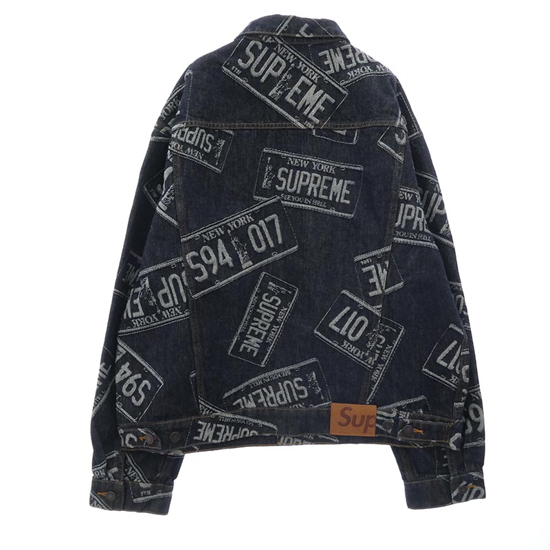 シュプリーム 26SS Denim Trucker Jacket License Plate デニムトラッカージャケット ライセンスプレート インディゴ Ｇジャン 買取実績 画像
