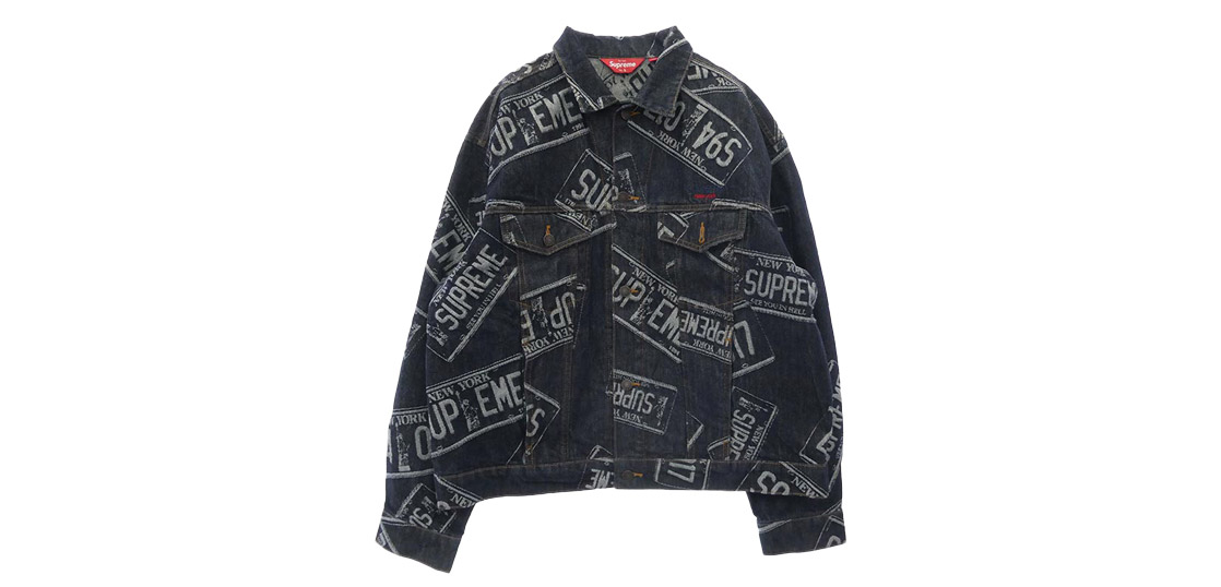 シュプリーム 26SS Denim Trucker Jacket License Plate 買取実績
