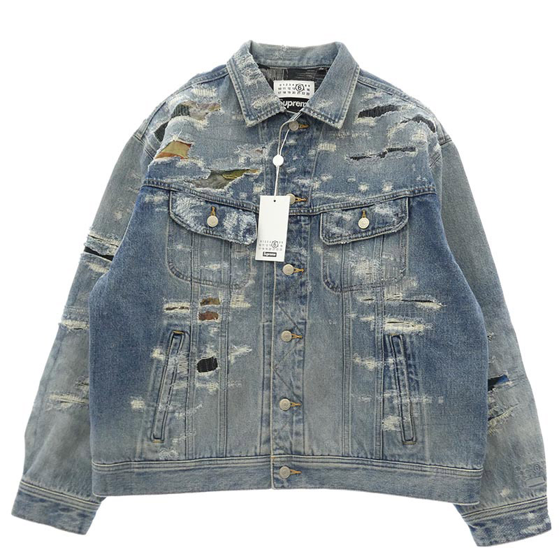 シュプリーム 26SS × MM6 Maison Margiela メゾンマルジェラ Distressed Selvedge Denim Trucker Jacket 買取実績