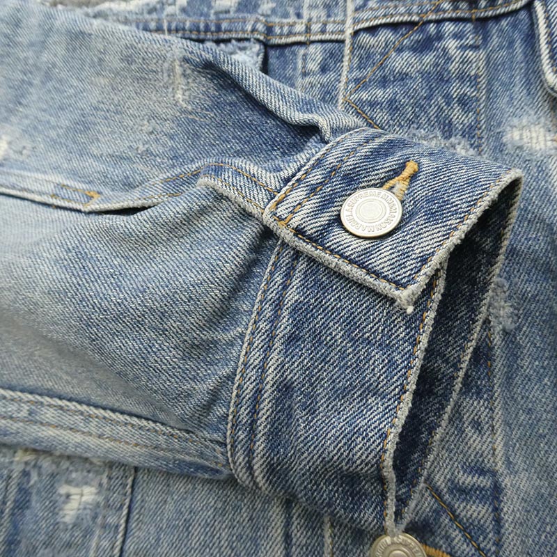 シュプリーム 26SS x MM6 Maison Margiela メゾンマルジェラ Distressed Selvedge Denim Trucker Jacket ディストレスド セルビッジ デニム トラッカー ジャケット 買取実績 画像