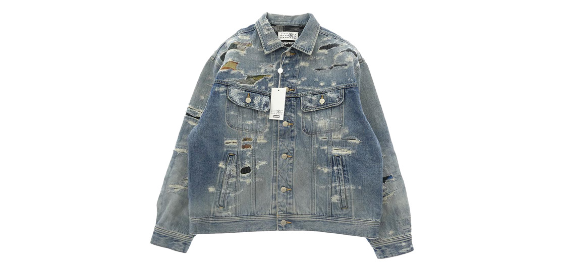 シュプリーム 26SS × MM6 Maison Margiela メゾンマルジェラ Distressed Selvedge Denim Trucker Jacket 買取実績