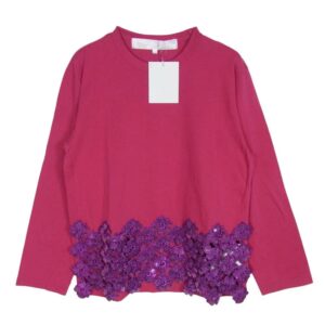 タオ コムデギャルソン 25AW TP-T010-051 スパンコールレースデザインクルーネック 長袖 カットソー Tシャツ 買取実績