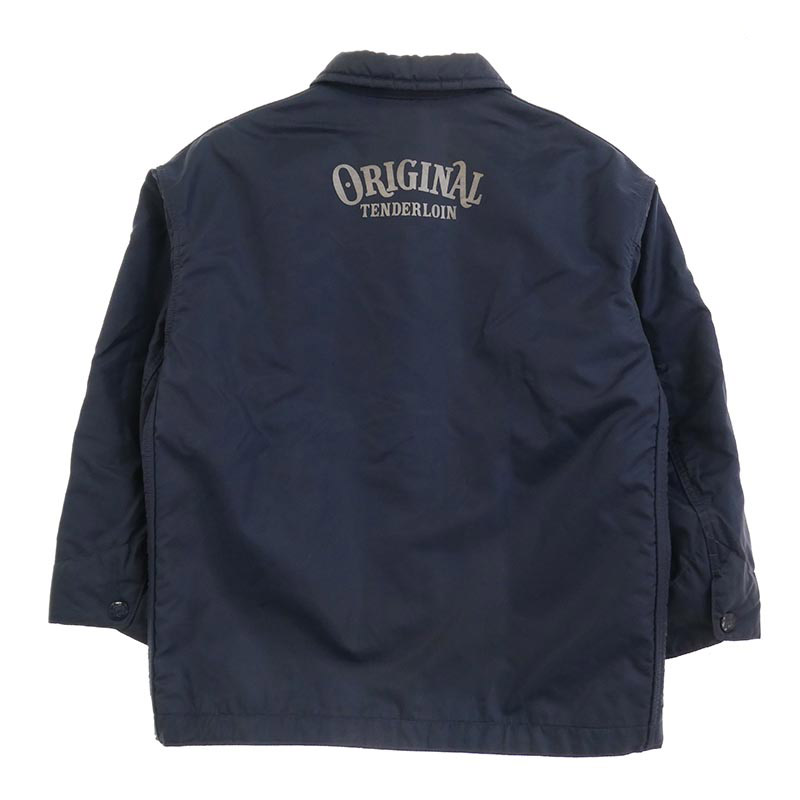 テンダーロイン 18AW T-NYLON COVER ALL バックロゴ プリント ブランケットライニング ナイロン カバーオール ジャケット 買取実績 画像