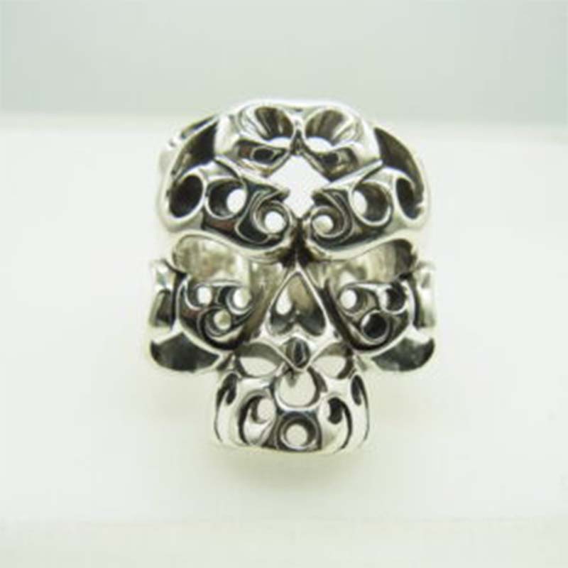 TENDERLOIN テンダーロイン 【新品仕上げ済】T-SKULL BORNEO RING ボルネオ スカル リング シルバー系 19~20号 19~20号 買取実績 画像